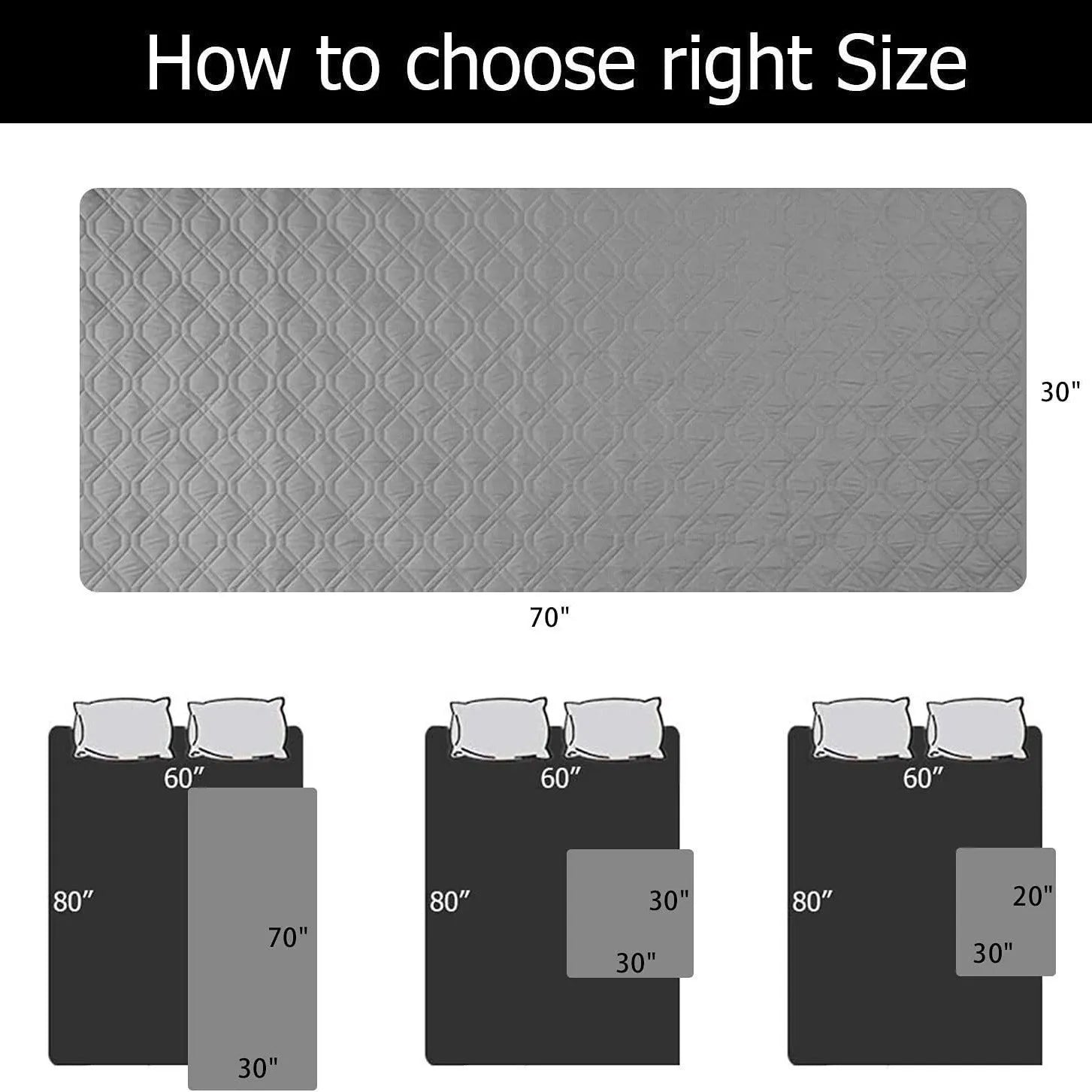 Reversible waterproof dog blanket sofa cover in grey, laid flat on a sofa