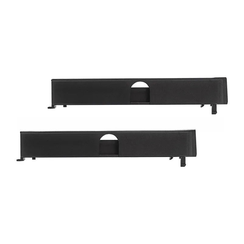 Black PS4 Pro hard drive bottom cover replacement part with warehouse door baffle block strip
