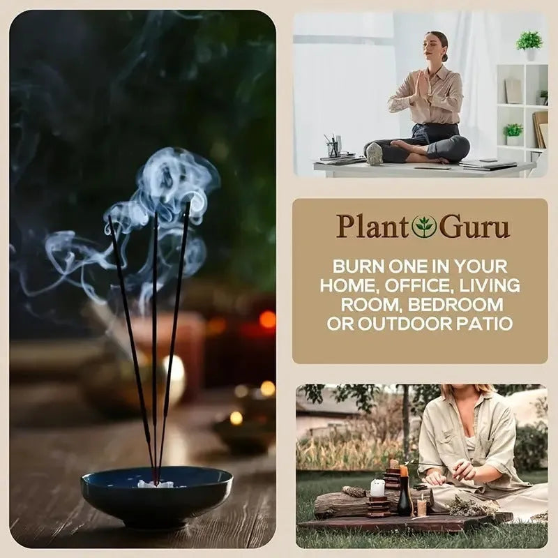 Mixed incense stick set with joss-sticks for home and office odour removal, available in 25, 50, 75 or 100 pieces.