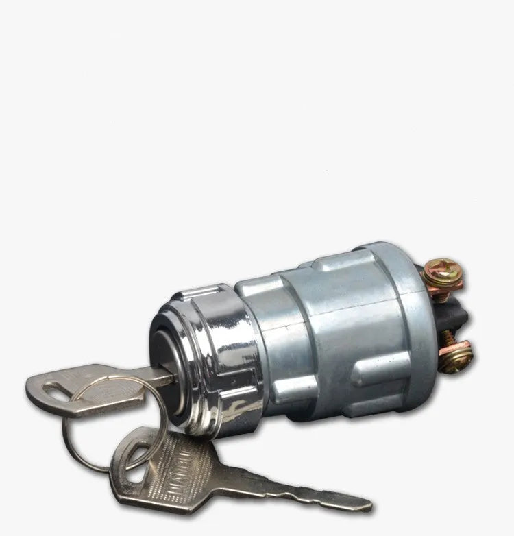 Pure copper ignition switch with key for trucks, forklifts, and agricultural vehicles in JK423 upgrade style