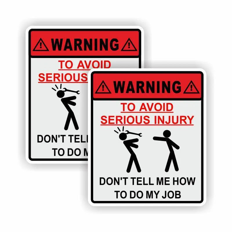 Yellow and black car glass warning sticker measuring 14.9cm by 12.6cm with Type A Hit design