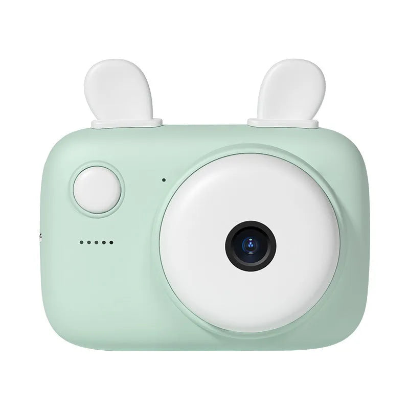 A2 Kids Photo Camera Macaron Mini SLR in green colour with 2.4-inch screen and dual 40MP cameras