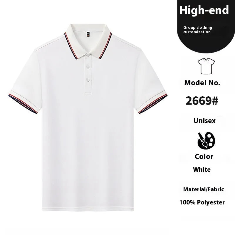 Ice Ion lapel short sleeve polo shirt in a straight pullover style, shown in multiple colour options.