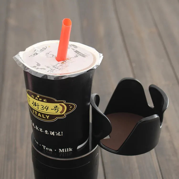 Car-mounted multifunctional storage cup holder and navigation bracket in five colour options