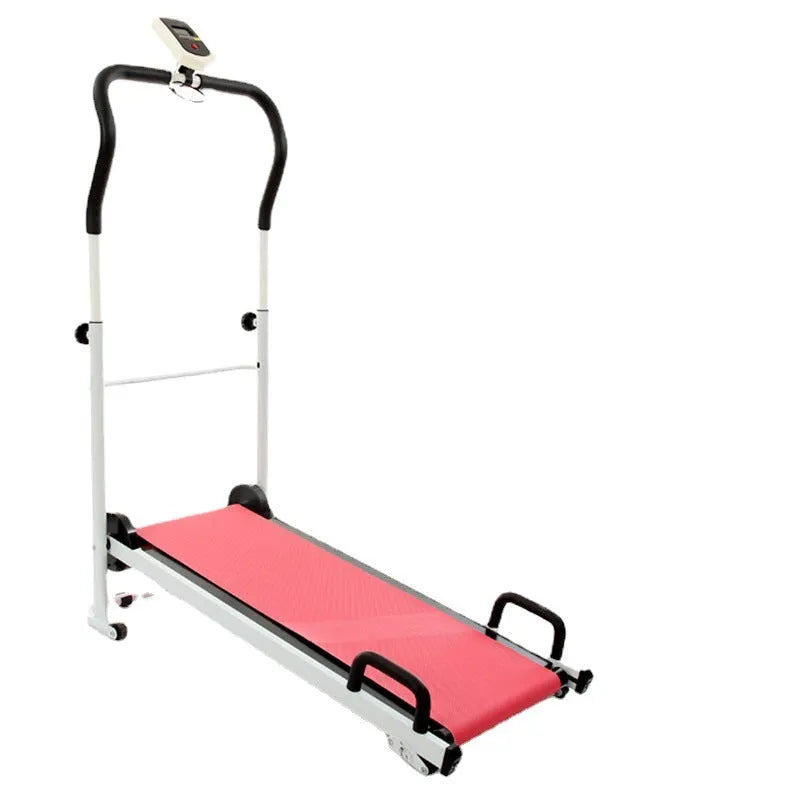 Foldable mechanical walking machine for home use, 88 x 45 x 108 cm, with console and contact heart rate test