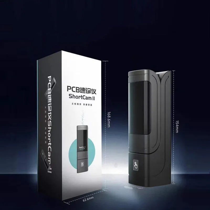 Black USB mobile phone diagnostic instrument for telecommunication maintenance measuring 48mm x 48mm x 154mm