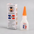 Specialised strong instant adhesive glue for shoe repairs in 3g and 8g sizes