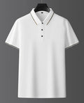 Men's pure colour mulberry silk short sleeve shirt in regular fit for summer wear