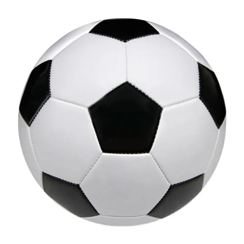 No. 4 size PVC football with machine-seam construction in Tornado Blue colour for youth training