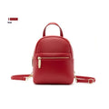 Soft PU mini backpack in street trend style with organisational compartments and six colour options
