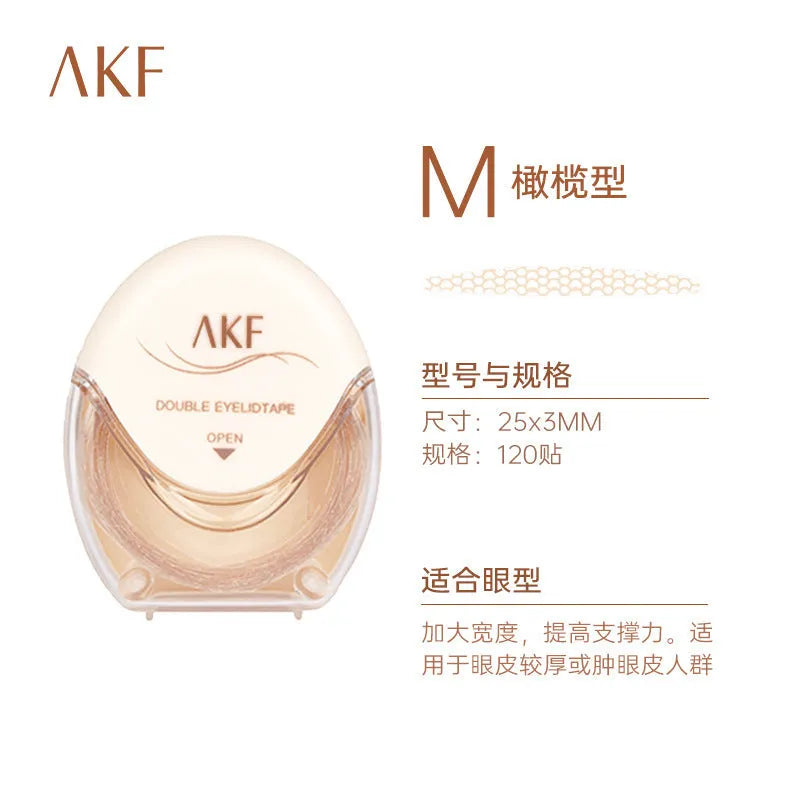Double eyelid stickers roll with invisible traceless lace design for temporary eyelid enhancement