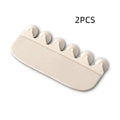 White PVC toilet training urine blocking board with 25cm diameter for children's splash prevention