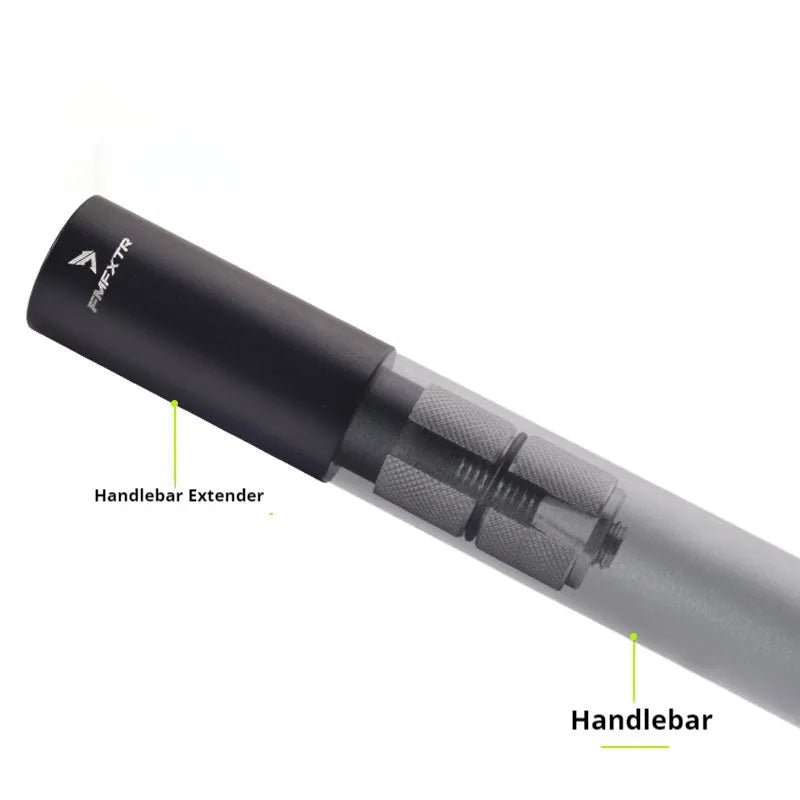 Aluminium alloy folding bike handlebar extension rod for car mounting with 15-20mm range