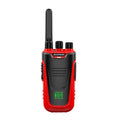 Red and yellow high-power children intercom with 8km range and USB charging port