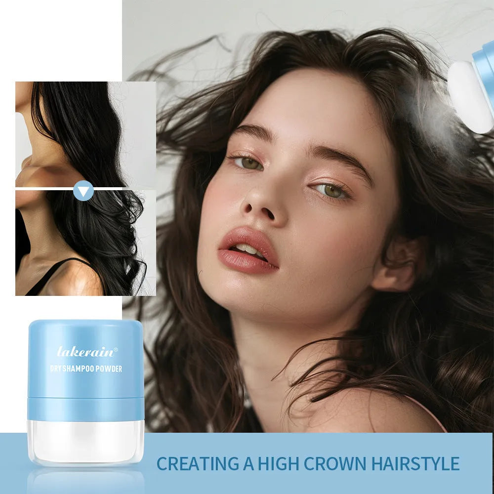 Disposable 5g dry hair booster powder kit with sponge headband and mirror for bangs.
