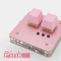 Compact plastic USB keyboard with multimedia keys in black, grey, pink, or white.