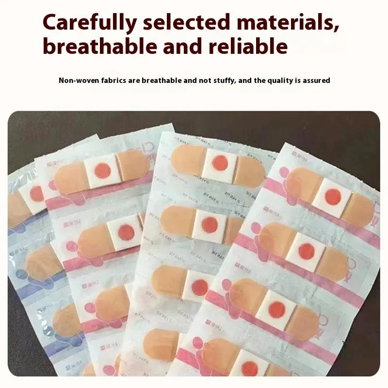 Non-woven fabric corn removing adhesive foot patch on skin