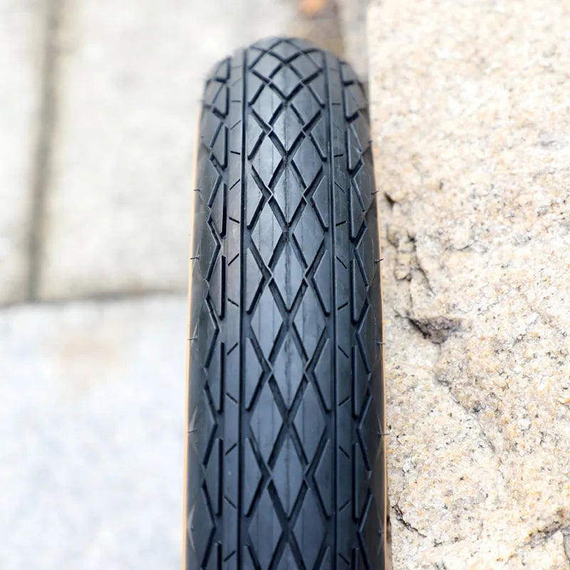 Brown skin edge tyre for electric beach car measuring 20x4.0 inches with 1370g weight
