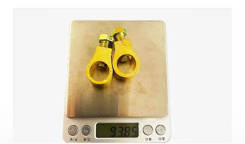 Pure copper car battery clamp with patented design for secure terminal connections