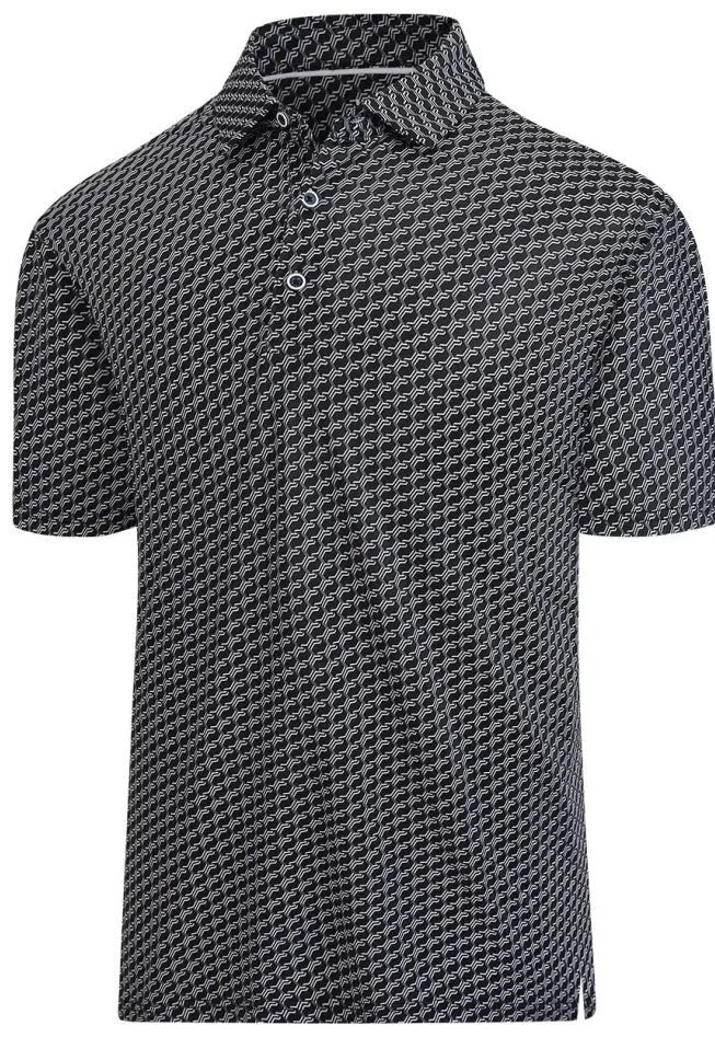 3D printing men's short sleeve t-shirt with zipper decorations on mesh fabric in Japanese retro style