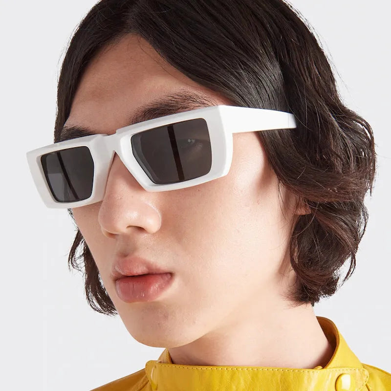 Y2K style special-shaped sunglasses with polycarbonate frames in multiple colour options providing UV400 protection
