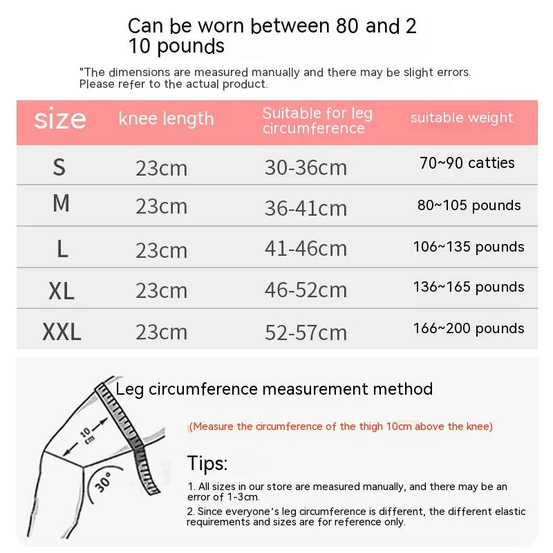Adult knee protective sleeve for meniscus and patellar injury recovery in mesh fabric