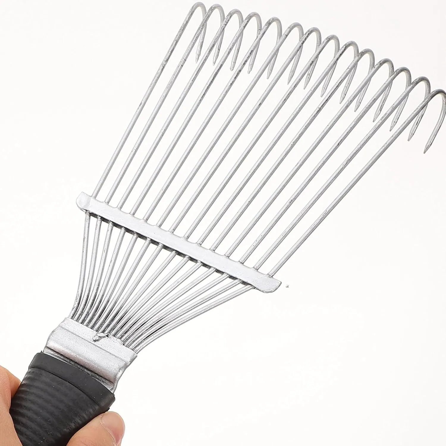 Stainless steel dematting brush rake comb measuring 33cm for pet and livestock grooming
