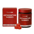 Pack of 30 astaxanthin supplement gummies with 12 mg astaxanthin, Vitamin C, and Zinc.