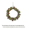 61g hamster toy with applewood straw ball ring for small pets dental health
