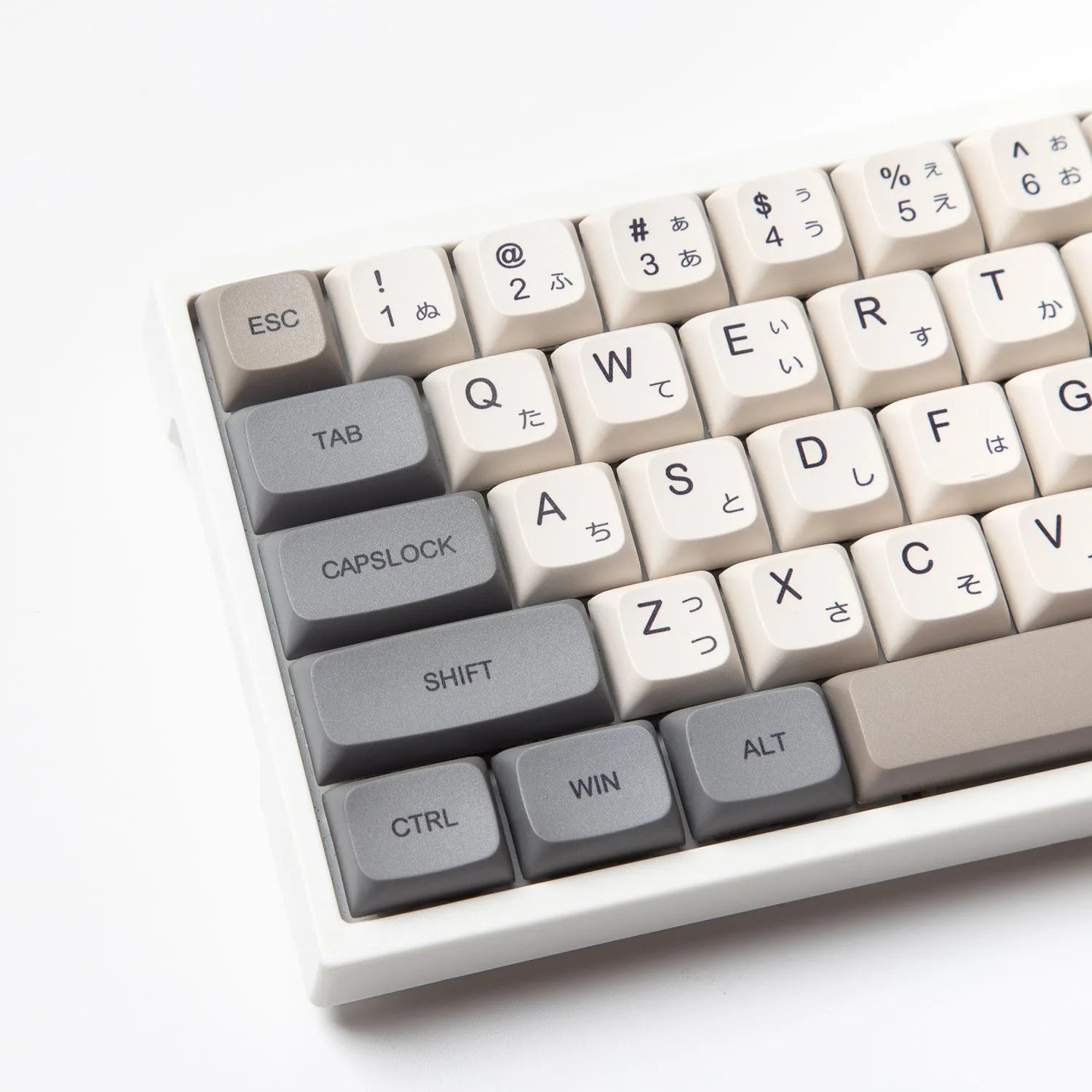 PBT XDA profile mechanical keyboard keycap set with 139 keys showing English legend theme