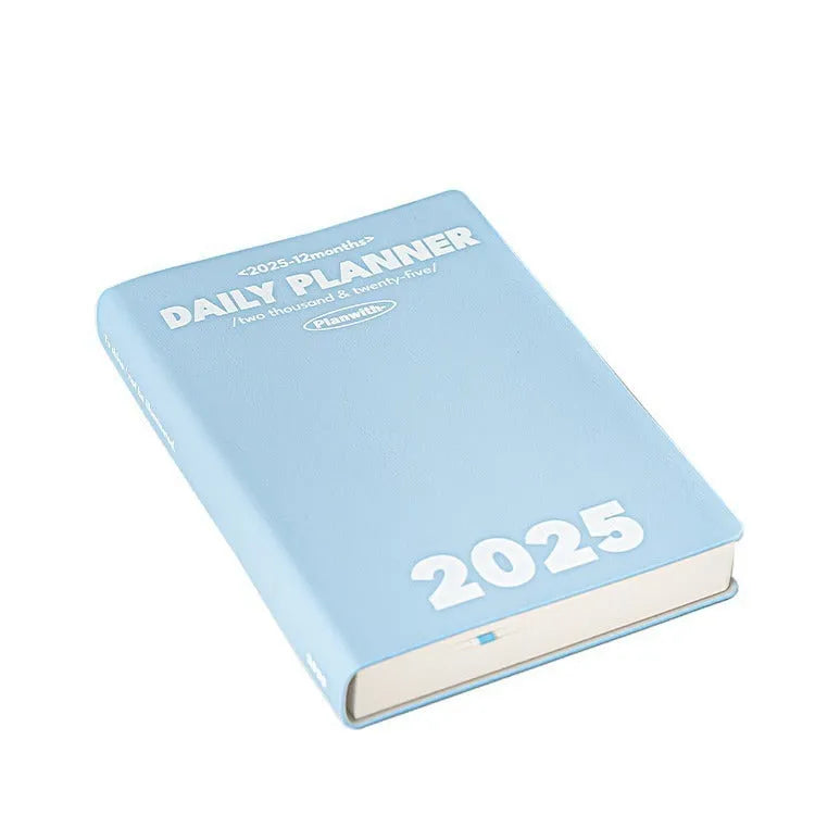 Waterproof notebook with PU cover in mint green, open to show 196 sheets of writing paper for exam records