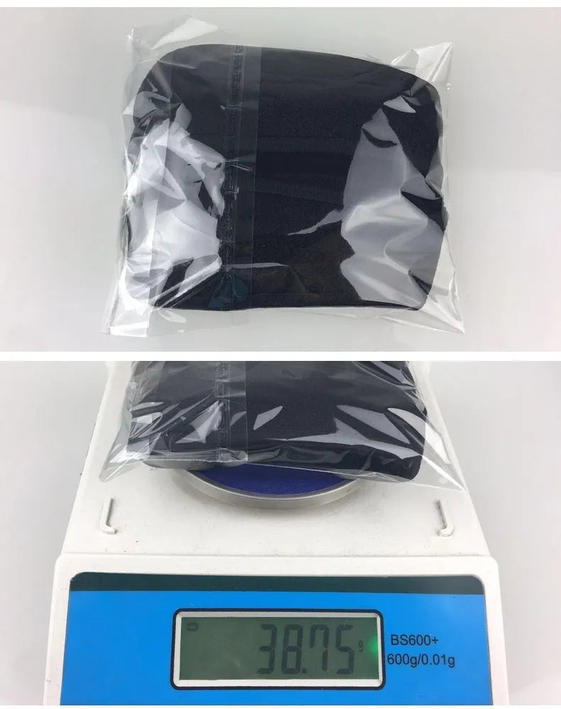 One pair of protective sports knee pads designed for shock absorption during basketball and football.