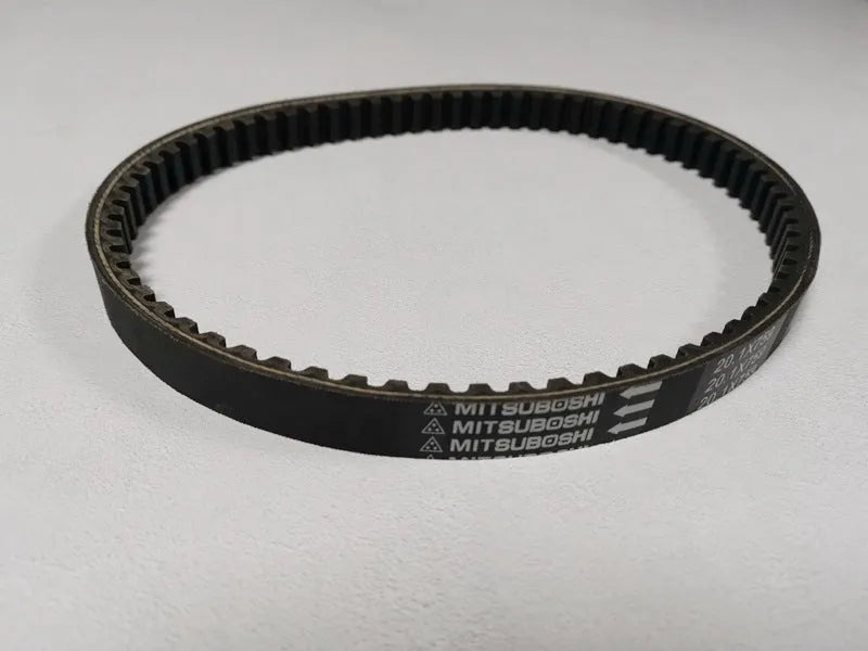 Black motorcycle drive belt for Jinli GP110 and Fengli VP110 scooters, size 20.1-759.