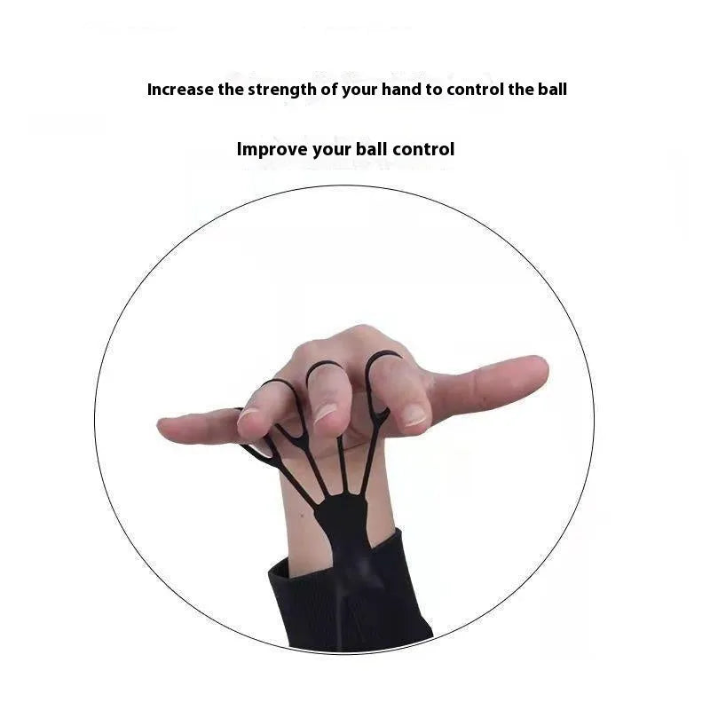 Shooting brace basketball training equipment with fengshui ball points for finger placement practice