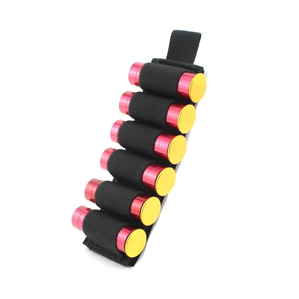 Tactical 6-hole storage sticker organiser bag made from 1000D nylon fabric measuring 5x16.5cm