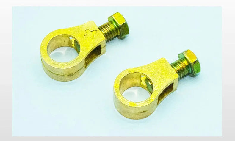 Pure copper car battery clamp with patented design for secure terminal connections