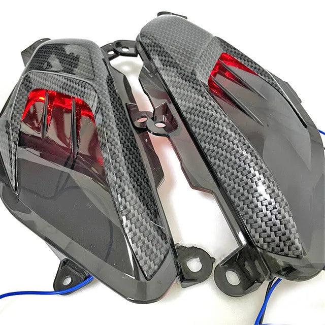 NMAX155 side lamp with ABS shell, PVC shade, and stainless steel screws for YAMAHA motorcycles