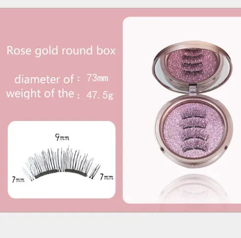 Magnetic eyelash applicator clip tool for 8D quantum magnetic lashes, supplied as a set