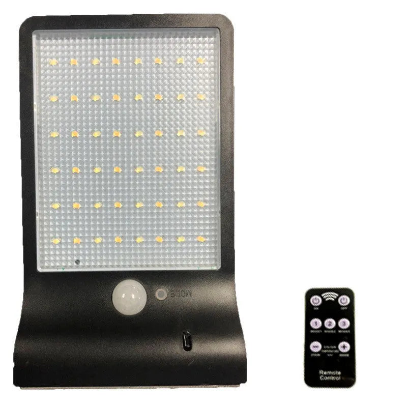 Solar garden light with solar panel and LED illumination for outdoor use in black or white colour