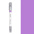Plastic chisel-tip highlighter pen, 13cm long, shown in a range of ten muted colours.