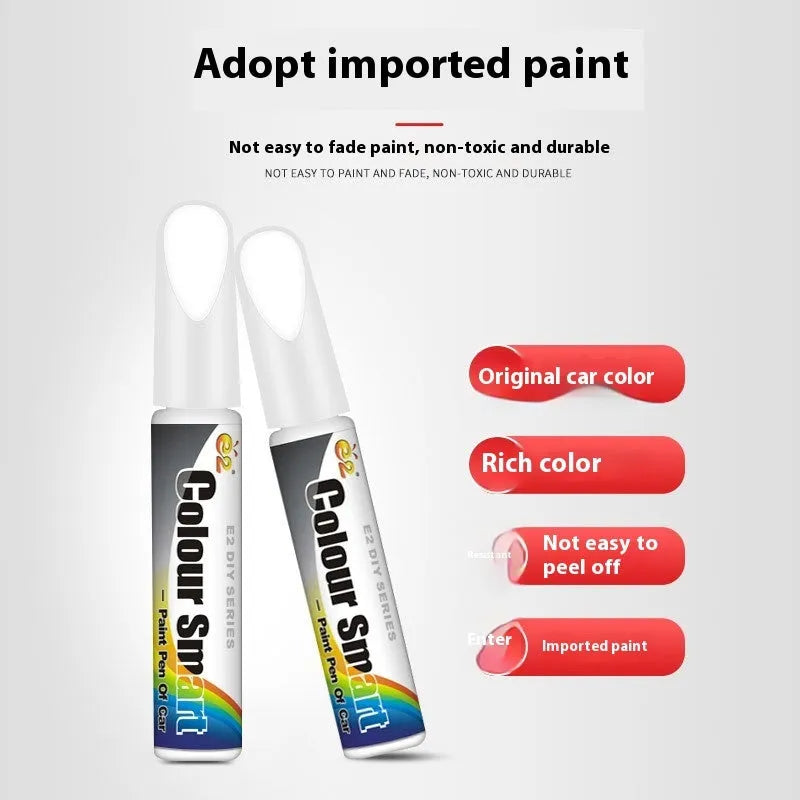 12ml car paint scratch repair pen in seven colours for cars, motorcycles, and electric vehicles, 26g