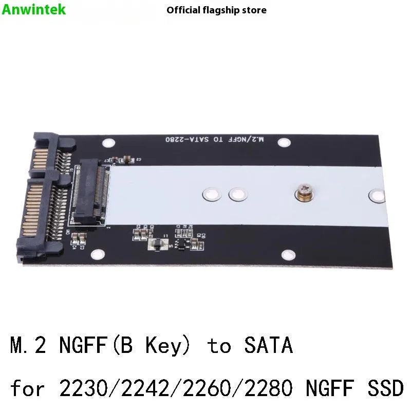 SSD adapter card for mSATA or M.2 NGFF to SATA3.0 with USB3.0 interface, available in three versions.
