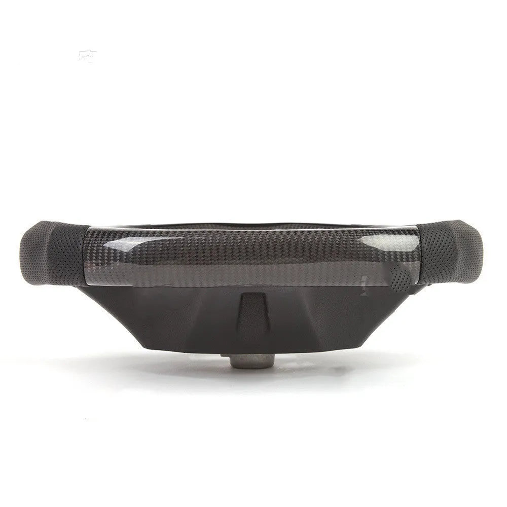 Black carbon fibre BMW steering wheel with LED lighting and heating function for X3 X5 models
