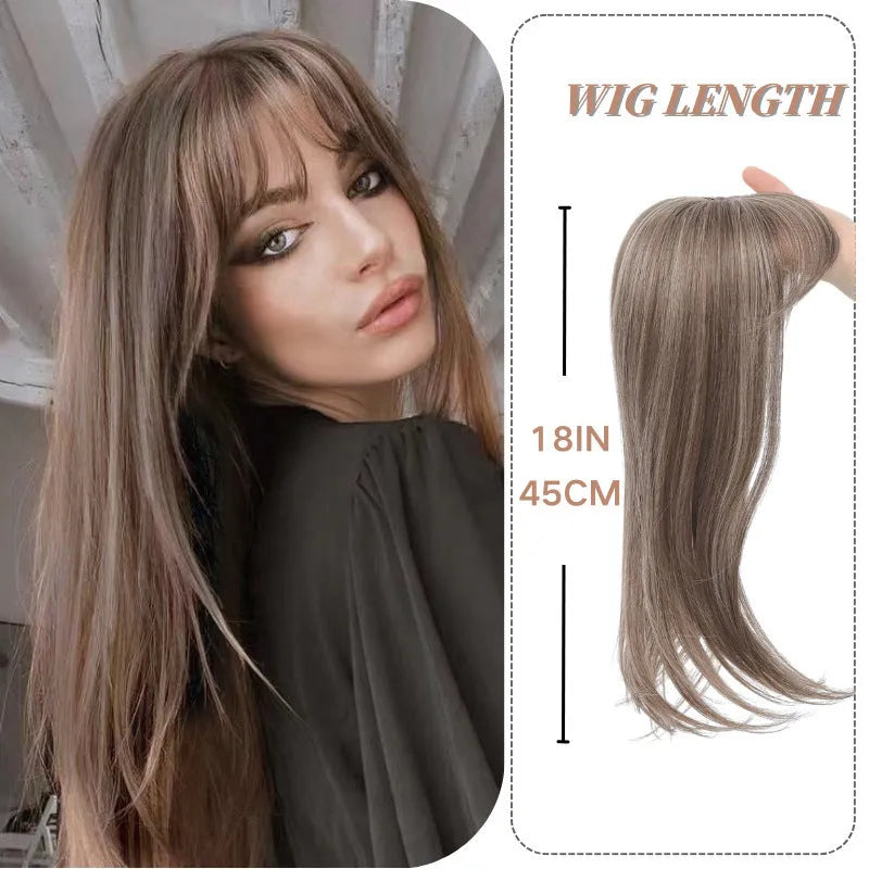 Synthetic hair clip extension wig with inner buckle attachment in multiple colour styles