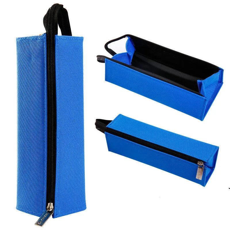 Large capacity pencil case in multiple colours including DuPont paper and silicone animal designs