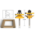 West Tenon Knife two-piece set for cutting cabinet door joints.