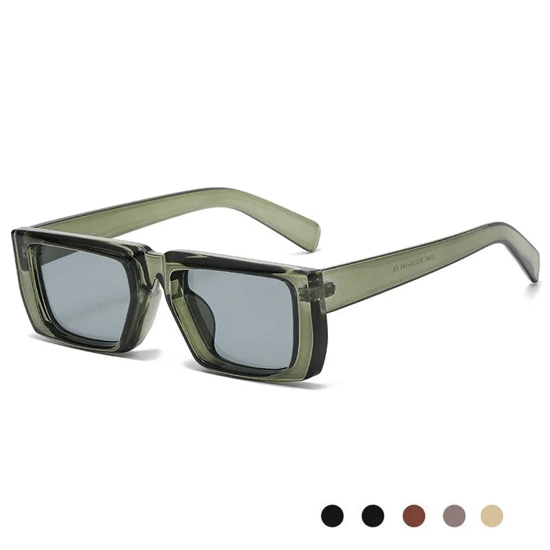 Y2K style special-shaped sunglasses with polycarbonate frames in multiple colour options providing UV400 protection
