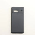 Frosted TPU phone case for Google Pixel, shockproof and anti-fingerprint, in Black or Transparent White.