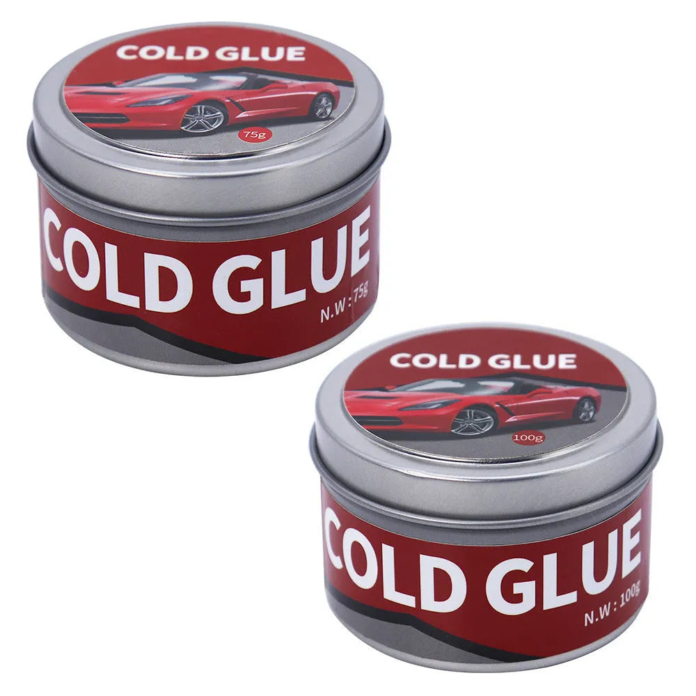 Tube of cold glue for car dent repair, 75g or 100g size, for automobile depression fixes