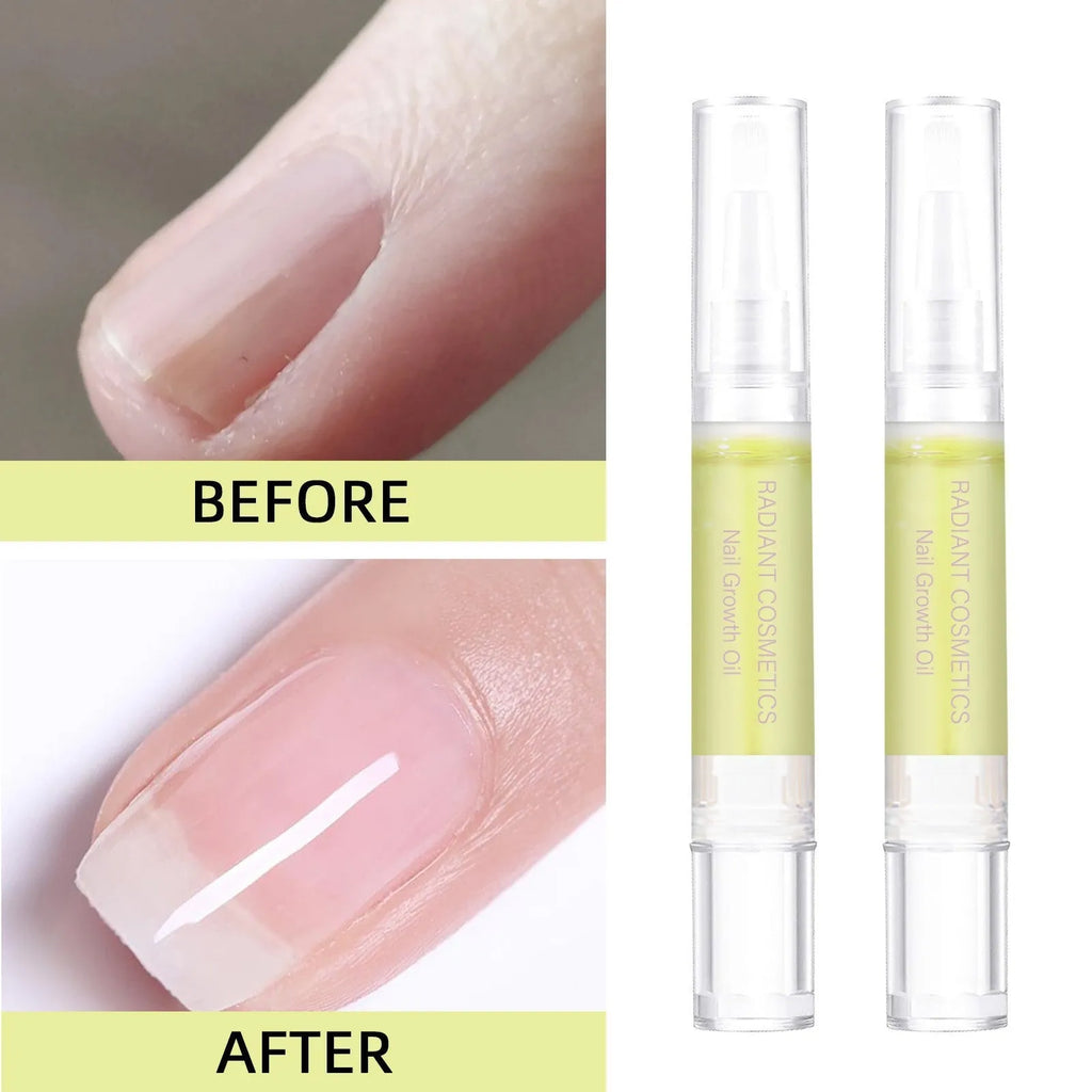 3ml nail growth oil bottle for wash-free nail treatment and moisturising